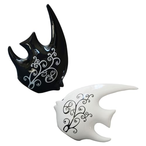 Vaguelly 1 Paar büro Dekoration Office Decoration Art Decor Handgefertigte Dekoration küchendeco Wohnzimmerdekor Heimdekoration bastelset basteln Keramikfischdekor Fischstatuen-Ornamente Vaguelly 1 Paar büro Dekoration Office Decoration Art Decor Handgefertigte Dekoration küchendeco Wohnzimmerdekor Heimdekoration bastelset basteln Keramikfischdekor Fischstatuen-Ornamente von Vaguelly
