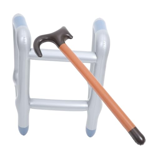 Vaguelly 1 Satz Aufblasbarer PVC Gehhilfe Requisite für Bühnenaufführungen Kreative Krücke für Halloween Feiern Leicht und Tragbar für Pools und Partys Vaguelly 1 Satz Aufblasbarer PVC Gehhilfe Requisite für Bühnenaufführungen Kreative Krücke für Halloween Feiern Leicht und Tragbar für Pools und Partys von Vaguelly