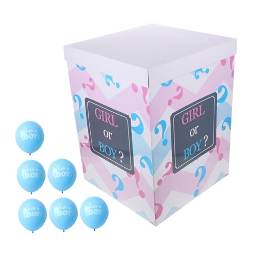 Vaguelly 1 Satz Dekorationen für die Babyparty Partyzubehör Babyboxen mit Buchstaben für die Babyparty klangliche Kulisse es Ballon Geschlecht enthüllen Konfettiballon Papier Sky-blue Vaguelly 1 Satz Dekorationen für die Babyparty Partyzubehör Babyboxen mit Buchstaben für die Babyparty klangliche Kulisse es Ballon Geschlecht enthüllen Konfettiballon Papier Sky-blue von Vaguelly
