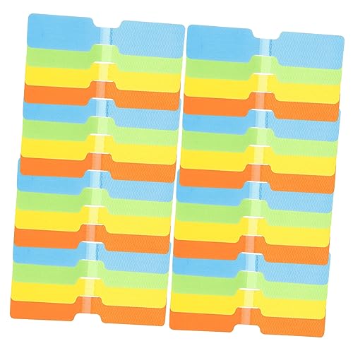 Vaguelly 1 Satz Drahtetikett Bunt Etiketten Für Ladekabel Abdeckung Kabeletikett Hakenschnuretiketten Kabelbinder Für Elektronik Etiketten Für Ladegeräte Etiketten Für Kabel Nylon 50 Stück von Vaguelly