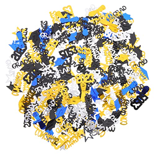 Vaguelly 1 Satz Graduation Confetti Schwarze und Goldene Tischdekoration für Abschlussfeiern mit Doktorhut und Buchmotiv Kreative Streudeko für Party Einladungen und Bastelprojekte Vaguelly 1 Satz Graduation Confetti Schwarze und Goldene Tischdekoration für Abschlussfeiern mit Doktorhut und Buchmotiv Kreative Streudeko für Party Einladungen und Bastelprojekte von Vaguelly