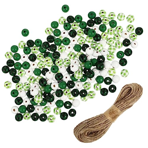 Vaguelly 1 Satz Grüne Holzperlen wiederverwendbare Holzperlen Perlen zum Basteln Material zur Herstellung von Perlengirlanden DIY Perlenmaterial aus Holzperlen Green Vaguelly 1 Satz Grüne Holzperlen wiederverwendbare Holzperlen Perlen zum Basteln Material zur Herstellung von Perlengirlanden DIY Perlenmaterial aus Holzperlen Green von Vaguelly