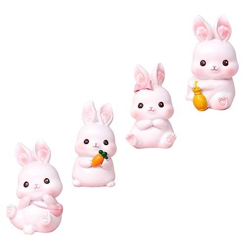 Vaguelly Kuchendekoration Aus Kunstharz Mit Hasenmotiv Tiermotiv Kuchendekoration Für Babyparty von Vaguelly