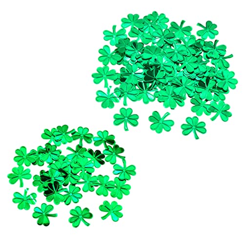 Vaguelly 1 Satz Kleeblatt Konfetti für Patrick's Day Grünes Tischdekor für Partys Feste Feiern Wiederverwendbare Pailletten für Kreative DIY Dekorationen Vaguelly 1 Satz Kleeblatt Konfetti für Patrick's Day Grünes Tischdekor für Partys Feste Feiern Wiederverwendbare Pailletten für Kreative DIY Dekorationen von Vaguelly