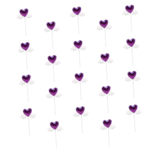 Vaguelly Verlobt Cupcake Topper 20pcs Herz Flügel Picks Kuchen Ornamente Kuchen Party Zubehör Farbe Zufällig Vaguelly Verlobt Cupcake Topper 20pcs Herz Flügel Picks Kuchen Ornamente Kuchen Party Zubehör Farbe Zufällig von Vaguelly
