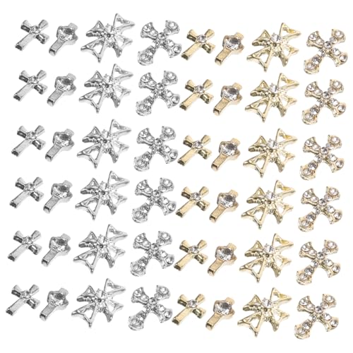 Vaguelly 1 Satz Legierungsknotenschmuck Strasssteine Für Nägel Nail Decoration Nageldekoration Kreuzanhänger Für Nägel Nagelschmuck Und Charms Nagelschmuck Charms Zaubernägel 80 Stück Vaguelly 1 Satz Legierungsknotenschmuck Strasssteine Für Nägel Nail Decoration Nageldekoration Kreuzanhänger Für Nägel Nagelschmuck Und Charms Nagelschmuck Charms Zaubernägel 80 Stück von Vaguelly