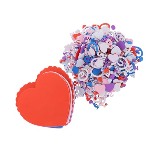 Vaguelly Bastelaufkleber Selbstklebend Herzformen Valentinstags- Schaumstoff-Aufkleber-Set Vaguelly Bastelaufkleber Selbstklebend Herzformen Valentinstags- Schaumstoff-Aufkleber-Set von Vaguelly