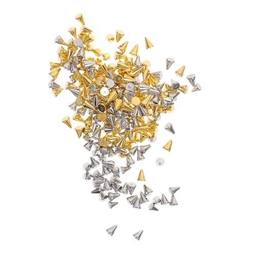 Vaguelly 1 Satz Nagelkunst Metall Diamond Dekoration Nagelanhänger Halloween Edelsteine Nieten Nagel Charms Spitze Nägel Nagelkunst-anhänger Uv Nail-art-stollen Maniküre-dekore 200 Stück von Vaguelly