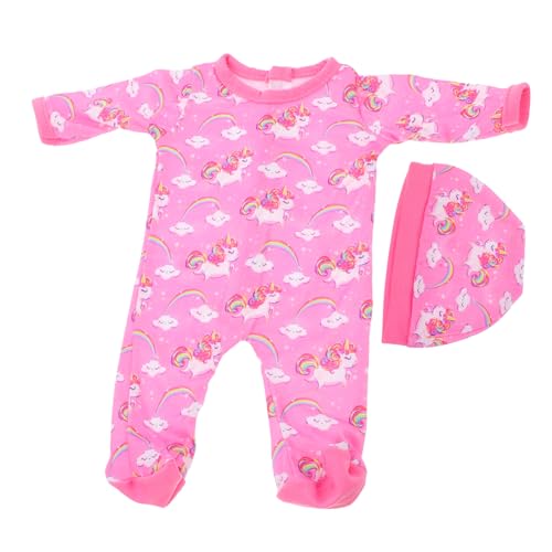 Vaguelly 1 Satz Puppen Kleidung Set Teiliges Outfit mit Mütze für Große Puppen Einfach Anzuziehen Niedliches Design für Kreatives für Mädchen von Vaguelly