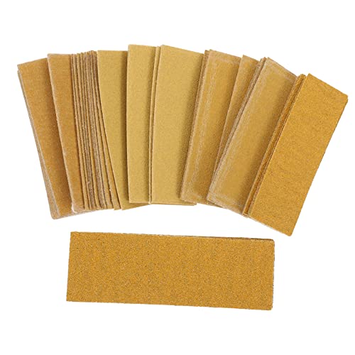 Vaguelly 1 Satz Schleifpapier Beflocken Sandpapier Streugut Schleifen Sanding Paper Schleifpapierrolle Auto Schleifpapier 320er Schleifpapier Fortschrittliche Beschichtung Yellow 60 Blatt von Vaguelly