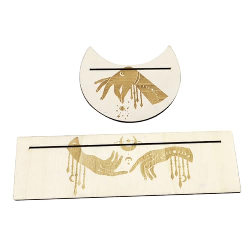 Vaguelly 1 Satz Tarotkartenhalter Sammelkartenanzeige Kartenfächer Für Spielkarten Decks Staffeleien Kartenständer Schmuckhalter Einhorn-kuchenaufsatz Weissagungswerkzeug Münze Poker Holz Vaguelly 1 Satz Tarotkartenhalter Sammelkartenanzeige Kartenfächer Für Spielkarten Decks Staffeleien Kartenständer Schmuckhalter Einhorn-kuchenaufsatz Weissagungswerkzeug Münze Poker Holz von Vaguelly