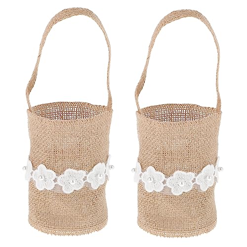 Vaguelly 1 Satz Teiliges Hochzeit Leinwandkorb Aus Hochwertigem Leinen Vielseitiger Aufbewahrungskorb Für Blütenblätter Candy Und Dekoration Als Fotorequisite Und Partyaccessoire 2 Stück Vaguelly 1 Satz Teiliges Hochzeit Leinwandkorb Aus Hochwertigem Leinen Vielseitiger Aufbewahrungskorb Für Blütenblätter Candy Und Dekoration Als Fotorequisite Und Partyaccessoire 2 Stück von Vaguelly