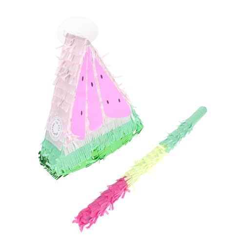 Vaguelly 1 Satz Wassermelonen Pinata für Kindergeburtstag mit Schläger Kreative Sommer Party Dekoration für Mexikanische Fiesta Geburtstagsfeier und Mehr Vaguelly 1 Satz Wassermelonen Pinata für Kindergeburtstag mit Schläger Kreative Sommer Party Dekoration für Mexikanische Fiesta Geburtstagsfeier und Mehr von Vaguelly