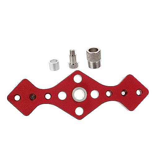 Vaguelly 1 Satz Zimmerei-Locator Werkzeug Taschenlochbohrer woodworking tools holzbohrer set Bohrlochlocator Holzbearbeitungsvorrichtungen Bohrer für gerade Löcher legierter Stahl rot von Vaguelly