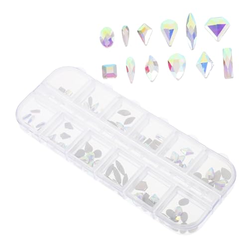 Vaguelly 1 Schachtel DIY Nail Art Charms Fächer Flat Back Glitzersteine Ab Strasssteine Nageldeko Schmuck für Maniküre Nail Art Zubehör Kreative Gestaltung Vaguelly 1 Schachtel DIY Nail Art Charms Fächer Flat Back Glitzersteine Ab Strasssteine Nageldeko Schmuck für Maniküre Nail Art Zubehör Kreative Gestaltung von Vaguelly