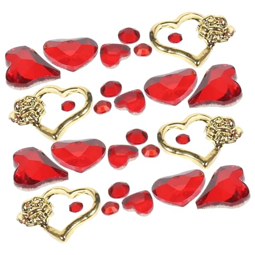 Vaguelly 1 Schachtel Nail Charms Herzförmig Teilig Strasssteine Nail Gems für DIY Nageldesign Rosa Dekoration Vaguelly 1 Schachtel Nail Charms Herzförmig Teilig Strasssteine Nail Gems für DIY Nageldesign Rosa Dekoration von Vaguelly
