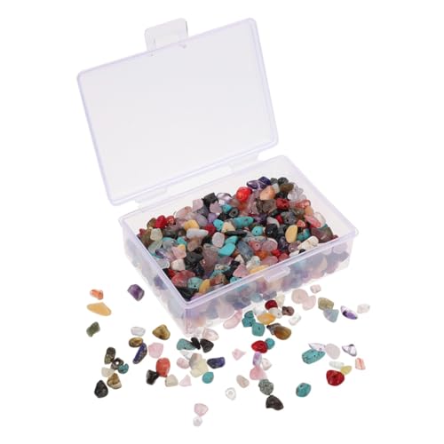 Vaguelly 1 Schachtel Unregelmäßige Natursteinperlen für Diy Schmuckherstellung Gemischte Kristallsteine für Kreative Projekte Handgefertigte Dekorationen und Armbänder von Vaguelly