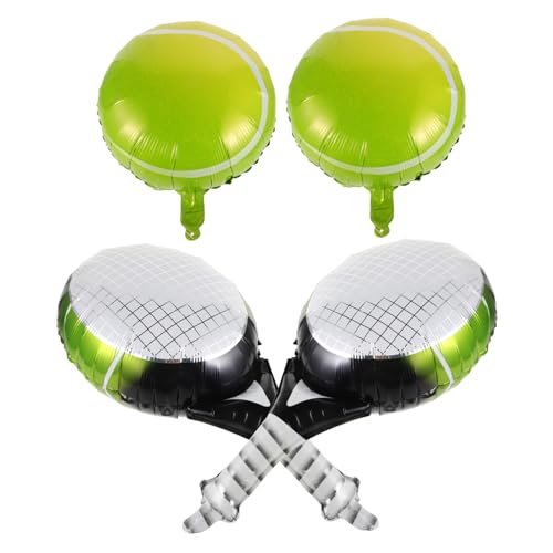 Vaguelly 1 Set Aufblasbare Tennis Dekoration Geburtstags Tennisball Dekoration Golf Luftballons Tennis Party Luftballons Neon Luftballons Grüne Tennis Luftballons Tennis Förmige von Vaguelly