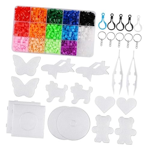 Vaguelly Bügelperlen-Set Aus Kunststoff-bügelperlen Für Pädagogisches Spielen Und Basteln Für Kinder von Vaguelly