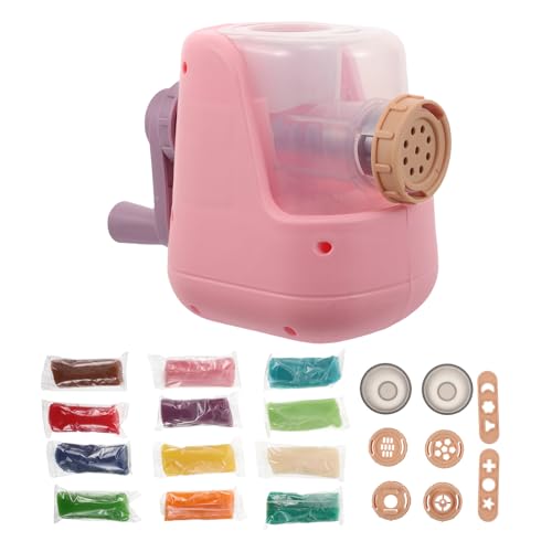Vaguelly 1 Set Teig-Spaghetti-Maker-Spielset für Kinder, DIY-Lebensmittel-Modellierwerkzeuge, manuelles Nudel-Extruder-Bastelset, weicher Ton, Rollenspiel-Küchenspielzeug für Heimwerker Vaguelly 1 Set Teig-Spaghetti-Maker-Spielset für Kinder, DIY-Lebensmittel-Modellierwerkzeuge, manuelles Nudel-Extruder-Bastelset, weicher Ton, Rollenspiel-Küchenspielzeug für Heimwerker von Vaguelly