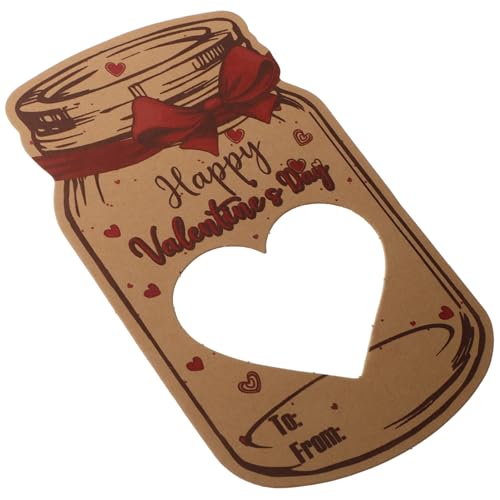 Vaguelly Süße Vintage Mason Jar Karten Valentinstag für Jungen und Mädchen für Den Klassenaustausch von Vaguelly