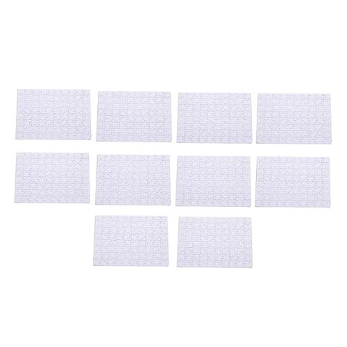 Vaguelly 10 Blatt Teiliges Blanko Sublimationspuzzle aus Papier DIY Thermotransfer Puzzleset für Hitzeübertragung Personalisierbar Kinderfreundlich zur Motorischer Fähigkeiten und Vaguelly 10 Blatt Teiliges Blanko Sublimationspuzzle aus Papier DIY Thermotransfer Puzzleset für Hitzeübertragung Personalisierbar Kinderfreundlich zur Motorischer Fähigkeiten und von Vaguelly