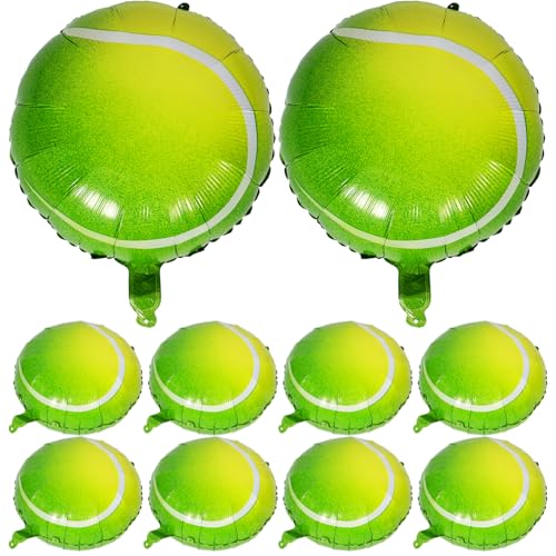 Vaguelly 10 Stück Aufblasbarer Tennisballon Geburtstag Luftballons Heliumballon Tennisparty Sportparty-ballon Ballon Steht Für Tisch Ballonständer Ballonbogen Jumbo Green Aluminiumfolie Vaguelly 10 Stück Aufblasbarer Tennisballon Geburtstag Luftballons Heliumballon Tennisparty Sportparty-ballon Ballon Steht Für Tisch Ballonständer Ballonbogen Jumbo Green Aluminiumfolie von Vaguelly