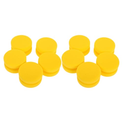 Vaguelly 10 Stück Auto Polierschwamm Scheuertuch Bastelschwamm Lehmhandschuh Reifenapplikator Schwammpinsel zum Basteln für Reifenglanz Farbschwämme Yellow Vaguelly 10 Stück Auto Polierschwamm Scheuertuch Bastelschwamm Lehmhandschuh Reifenapplikator Schwammpinsel zum Basteln für Reifenglanz Farbschwämme Yellow von Vaguelly