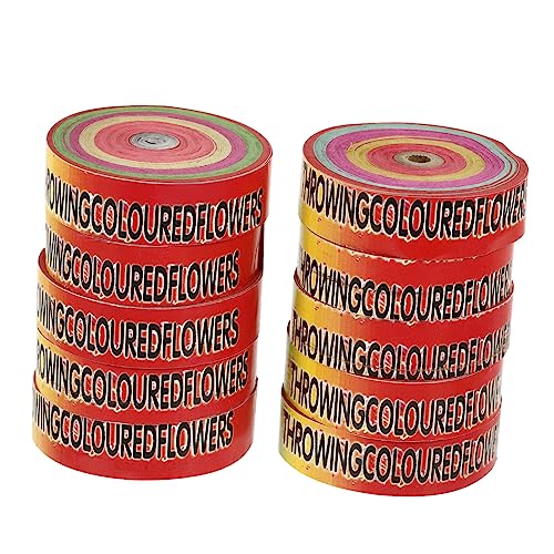 Vaguelly 10 Stück Handwerfer Konfetti Teilig Buntes Papierstreifen Leichtes Reißfestes Deko Streamer für Hochzeit Geburtstag Party und Festlichkeiten Langlebige Farbbänder für Festliche Vaguelly 10 Stück Handwerfer Konfetti Teilig Buntes Papierstreifen Leichtes Reißfestes Deko Streamer für Hochzeit Geburtstag Party und Festlichkeiten Langlebige Farbbänder für Festliche von Vaguelly