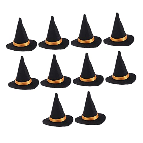 Vaguelly 10 Stück Teiliges Mini Hexenhüte Weinflaschen Deko Halloween Party Tischdekoration Schwarz Leichte Handgemachte Flaschenaufsätze Festliche für Geburtstagspartys und Halloween Vaguelly 10 Stück Teiliges Mini Hexenhüte Weinflaschen Deko Halloween Party Tischdekoration Schwarz Leichte Handgemachte Flaschenaufsätze Festliche für Geburtstagspartys und Halloween von Vaguelly