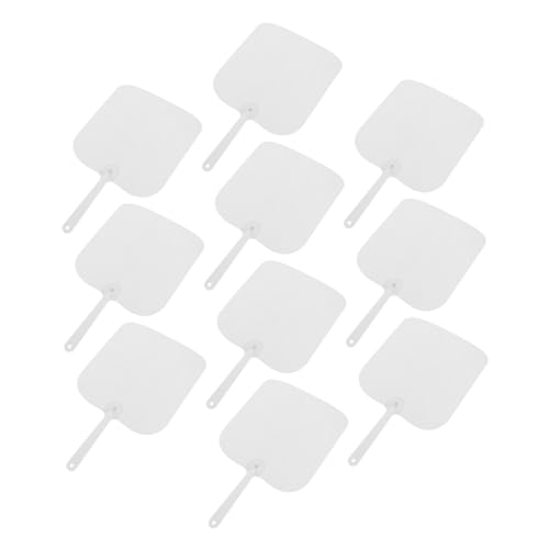 Vaguelly 10 Stück Teiliges Set Sublimations Handventilatoren Leere Beidseitige Pet Fächer für DIY Design für Partys und Kreative Projekte Vaguelly 10 Stück Teiliges Set Sublimations Handventilatoren Leere Beidseitige Pet Fächer für DIY Design für Partys und Kreative Projekte von Vaguelly
