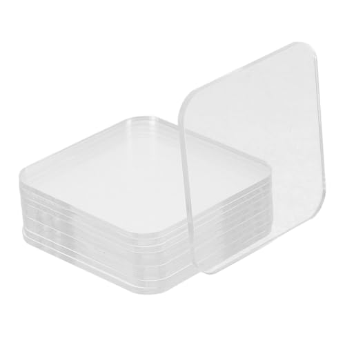 Vaguelly 10 Stück Transparente Acryl Etiketten mit Abgerundeten Ecken Beschriftbare Labels für Organisation von Behältern für Anwendungen Vaguelly 10 Stück Transparente Acryl Etiketten mit Abgerundeten Ecken Beschriftbare Labels für Organisation von Behältern für Anwendungen von Vaguelly