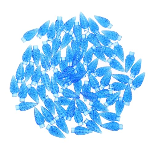 Vaguelly 100 Stück Blaue LED Lampenschirmabdeckungen für Garten und Innenbeleuchtung Dekorative Glühbirnenabdeckungen Robustem Kunststoff für Lichterketten und Weihnachtsbeleuchtung Vaguelly 100 Stück Blaue LED Lampenschirmabdeckungen für Garten und Innenbeleuchtung Dekorative Glühbirnenabdeckungen Robustem Kunststoff für Lichterketten und Weihnachtsbeleuchtung von Vaguelly