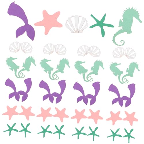 Vaguelly 100 Stück Meerjungfrau Konfetti für Ocean Bunte Deko für Hochzeiten Geburtstagsfeiern und Babypartys Tischdeko für Festliche Anlässe Vaguelly 100 Stück Meerjungfrau Konfetti für Ocean Bunte Deko für Hochzeiten Geburtstagsfeiern und Babypartys Tischdeko für Festliche Anlässe von Vaguelly