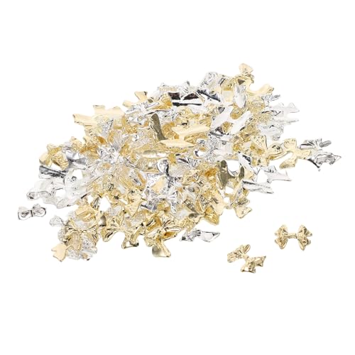 Vaguelly 100 Stück Schleifen Nagelverzierungen Metall Glänzend Flatback Nail Bow Ornaments für Acryl Nägel DIY Maniküre Schmuck für Frauen Mädchen Vaguelly 100 Stück Schleifen Nagelverzierungen Metall Glänzend Flatback Nail Bow Ornaments für Acryl Nägel DIY Maniküre Schmuck für Frauen Mädchen von Vaguelly