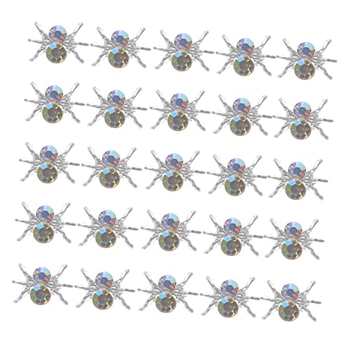 Vaguelly 100 Stück Spider Nagel Charms aus Metall Halloween Nagelschmuck DIY Maniküre Dekoration für Kreative Nail Art und Festliche Anlässe Vaguelly 100 Stück Spider Nagel Charms aus Metall Halloween Nagelschmuck DIY Maniküre Dekoration für Kreative Nail Art und Festliche Anlässe von Vaguelly