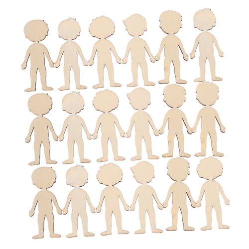 Vaguelly 100 Stück Unlackierte Holzfiguren für Diy Graffiti Holzplatten Bastelmaterial für Kreative Projekte für Zuhause Schule und Kindergarten Vaguelly 100 Stück Unlackierte Holzfiguren für Diy Graffiti Holzplatten Bastelmaterial für Kreative Projekte für Zuhause Schule und Kindergarten von Vaguelly
