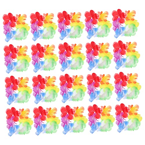 Vaguelly 10Paare Bunte Hawaiianische Handringe Elastische Wreath Armbänder für Luau Feiern für Partys Hochzeiten und Geburtstagsdeko Vaguelly 10Paare Bunte Hawaiianische Handringe Elastische Wreath Armbänder für Luau Feiern für Partys Hochzeiten und Geburtstagsdeko von Vaguelly