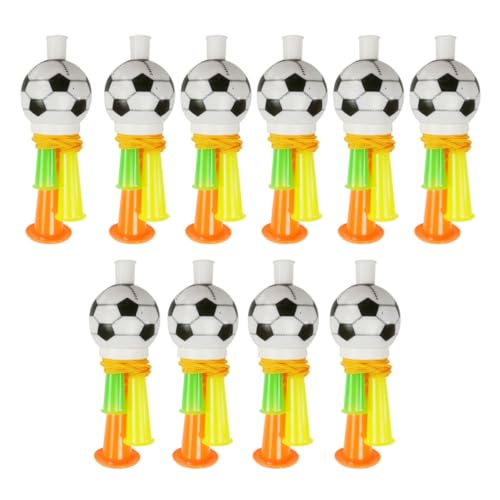 Vaguelly 10St Fußballhorn pfeifen Trompetenhorn Fußballspiel Trompete stadion stade lautsprechern trink horn Lufthörner für Fußballveranstaltungen Hörner aus Kunststoff Plastik Vaguelly 10St Fußballhorn pfeifen Trompetenhorn Fußballspiel Trompete stadion stade lautsprechern trink horn Lufthörner für Fußballveranstaltungen Hörner aus Kunststoff Plastik von Vaguelly