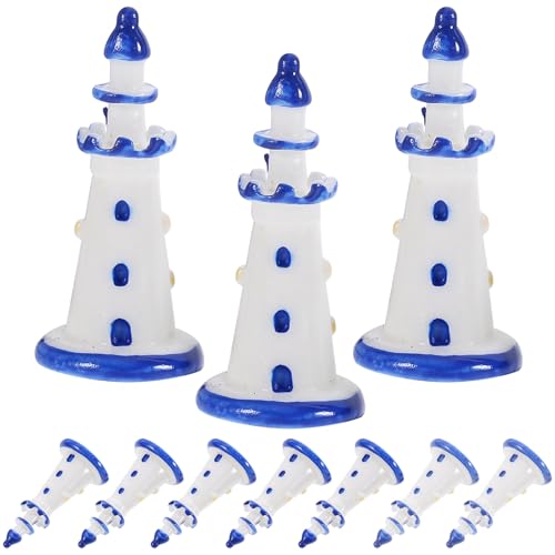 Vaguelly 10St Mini-Leuchtturm für kinderspielzeug präsente Weihnachten Kid Toys Tank nautische Miniaturen zum Basteln Leuchtturm aus Mikroharz Leuchtturmdekor aus Harz Blue Vaguelly 10St Mini-Leuchtturm für kinderspielzeug präsente Weihnachten Kid Toys Tank nautische Miniaturen zum Basteln Leuchtturm aus Mikroharz Leuchtturmdekor aus Harz Blue von Vaguelly