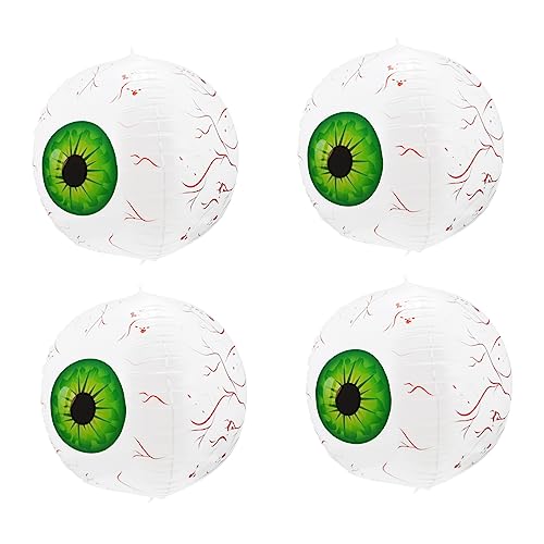 Vaguelly 10Stücke Ballons Für Halloween Geisterhaus Dekoration Grüne Folienballons Für Gruselige Partys Luftballons Für Unvergessliche Erlebnisse von Vaguelly