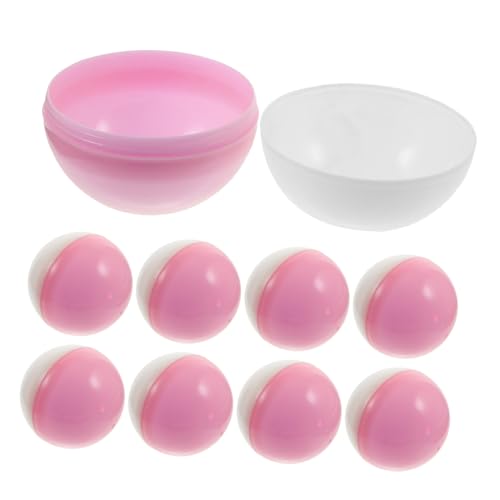 Vaguelly 10Stücke Befüllbare Runde Kapseln Transparente Aufbewahrungsbox für Geschenkverpackung für Ostern und Partys Vielseitig Einsetzbar mit Luftlöchern Vaguelly 10Stücke Befüllbare Runde Kapseln Transparente Aufbewahrungsbox für Geschenkverpackung für Ostern und Partys Vielseitig Einsetzbar mit Luftlöchern von Vaguelly