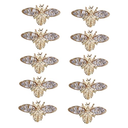Vaguelly 10Stücke Bienen Nagelkunst Charms Vintage Nageldekoration für Maniküre Vielseitig Einsetzbar für Nägel und Make Up Einfach zu Verwenden für Natürliche und Künstliche Vaguelly 10Stücke Bienen Nagelkunst Charms Vintage Nageldekoration für Maniküre Vielseitig Einsetzbar für Nägel und Make Up Einfach zu Verwenden für Natürliche und Künstliche von Vaguelly