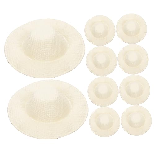 Vaguelly 10Stücke Mini Puppenhüte Gewebte Strohhüte Für DIY Puppendekoration Bastelprojekte Und Festtagszubehör Exquisite Miniaturaccessoires Für Zuhause Und Garten Vaguelly 10Stücke Mini Puppenhüte Gewebte Strohhüte Für DIY Puppendekoration Bastelprojekte Und Festtagszubehör Exquisite Miniaturaccessoires Für Zuhause Und Garten von Vaguelly