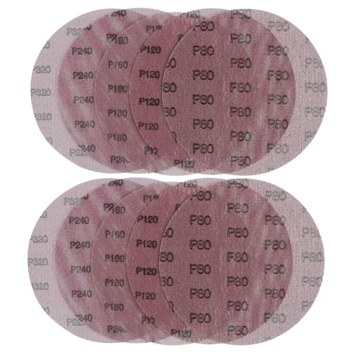 Vaguelly 10Stücke Teiliges Schleifpapier Sortiment Scheiben für Trockenbauschleifer Körnung für Heimwerker und Bauprojekte Vielseitig Einsetzbar Vaguelly 10Stücke Teiliges Schleifpapier Sortiment Scheiben für Trockenbauschleifer Körnung für Heimwerker und Bauprojekte Vielseitig Einsetzbar von Vaguelly