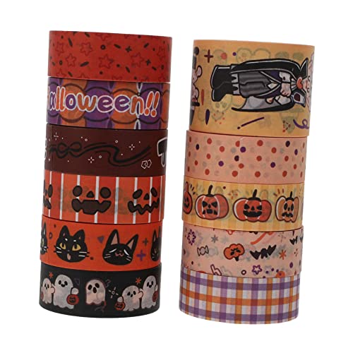 Vaguelly 11 Rolle Halloween-Washi-Tape Halloween Halloween assecoires Sticker für Background Stickers Sticker Halloween schreibwaren Aufkleber Kinderaufkleber Papier Vaguelly 11 Rolle Halloween-Washi-Tape Halloween Halloween assecoires Sticker für Background Stickers Sticker Halloween schreibwaren Aufkleber Kinderaufkleber Papier von Vaguelly