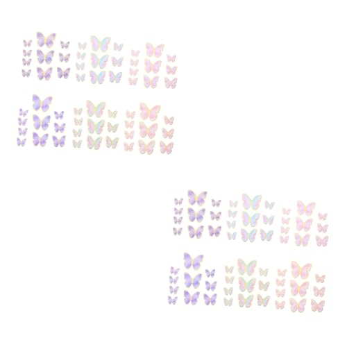 Vaguelly 12 Sätze Schmetterlingskucheneinsatz Tortenaufleger für Torten-Party-Topper birthday cake decoration birthday cake topper caketopper 1 Dessert-Topper Kuchendekoration Papier von Vaguelly