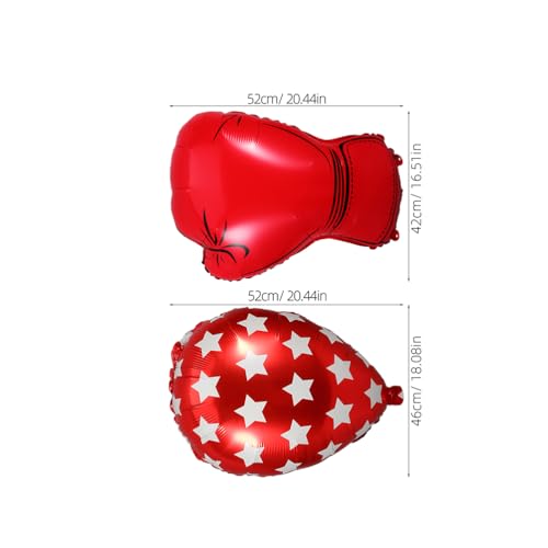 Vaguelly 12 Stück Boxhandschuh-Luftballons: Wrestling-Geburtstagsdekorationen, Sportparty-Zubehör, Jungen, aufblasbare Boxhandschuhe für die Geburtstags-Sportparty-Dekoration Vaguelly 12 Stück Boxhandschuh-Luftballons: Wrestling-Geburtstagsdekorationen, Sportparty-Zubehör, Jungen, aufblasbare Boxhandschuhe für die Geburtstags-Sportparty-Dekoration von Vaguelly