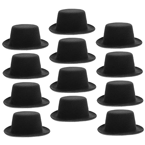 Vaguelly 12 Stück Mini Cowboyhut Austauschbare Mini Hüte Kleine Hüte Für Partys DIY Puppenhüte Zarte Kleine Hüte Verschleißfeste Kleine Hüte Austauschbare Hüte Partydekorationen von Vaguelly