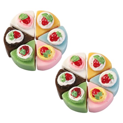 Vaguelly 12 Stück Miniatur Dessert Modell Bunte Puppenhaus Kuchen Nachbildung für Rollenspiele und Diy Dekorationen Vaguelly 12 Stück Miniatur Dessert Modell Bunte Puppenhaus Kuchen Nachbildung für Rollenspiele und Diy Dekorationen von Vaguelly